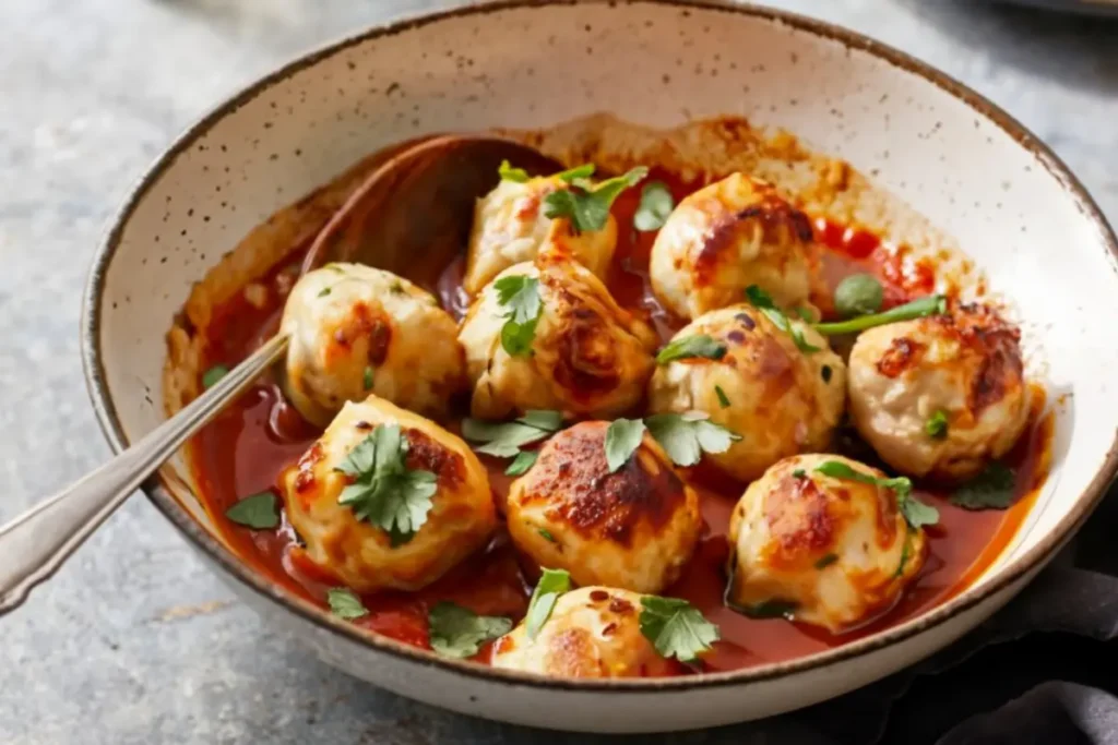 Tuscan Chicken Meatballs Recipe: Quick & Delicious