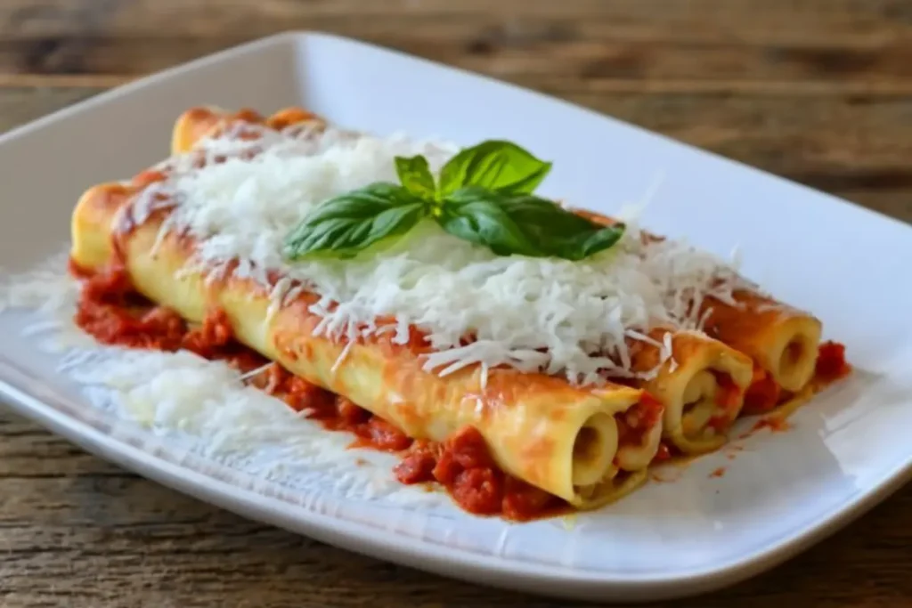 How to make manicotti without ricotta cheese